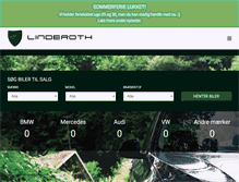 Tablet Screenshot of linderoth-as.dk